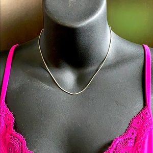 Fine chain necklace 15” length